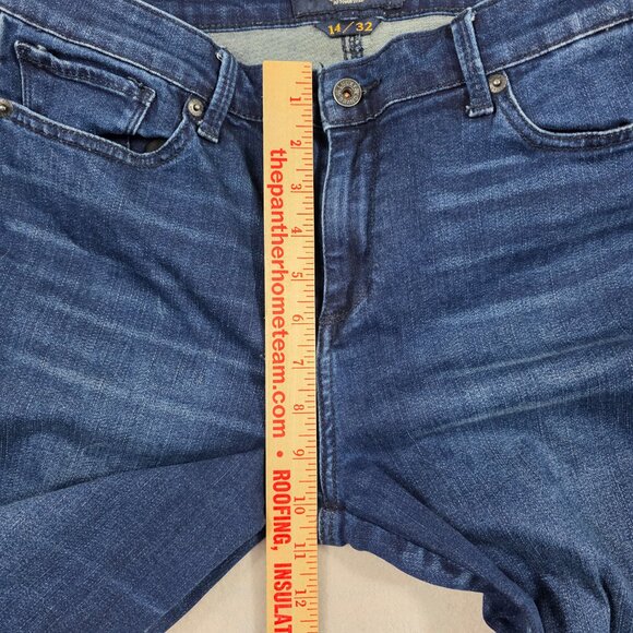 Lucky Brand Jeans Womens 14/32 Blue Denim Ava Legging Mid-Rise Stretch - Picture 8 of 13
